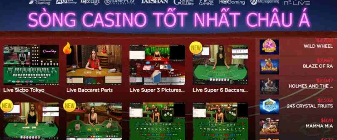 Sòng casino Livecasinohouse nổi tiếng và tốt nhất Châu Á